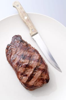 A close up shot of an Australian Porterhouse steak