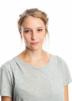Sensual blonde girl