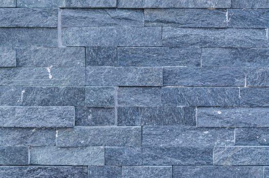 House wall renovated with thermal insulation and clad with a beautiful clinker stone.