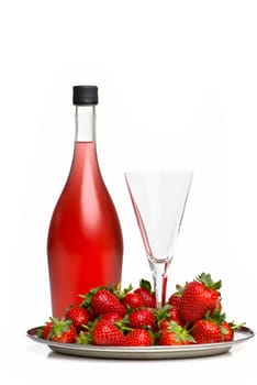 Sparkling wine breakfast
