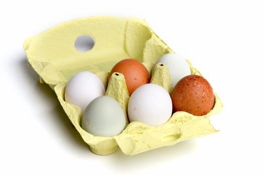 Eggs in box