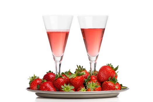 Sparkling wine breakfast