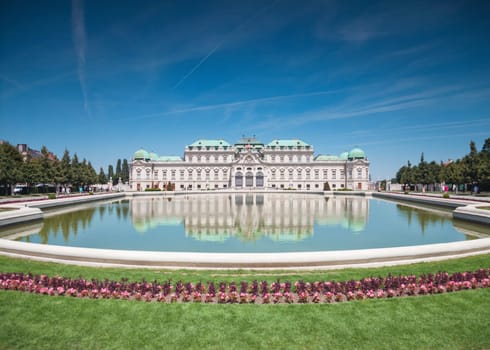Belvedere castle in Vienna, Austria