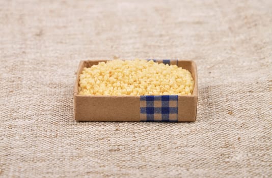 Couscous on linen