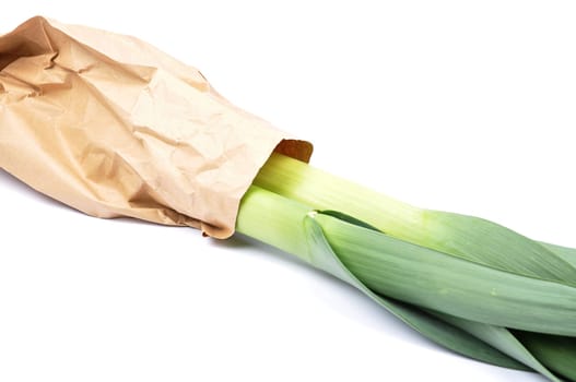 Vegetables in paper bags