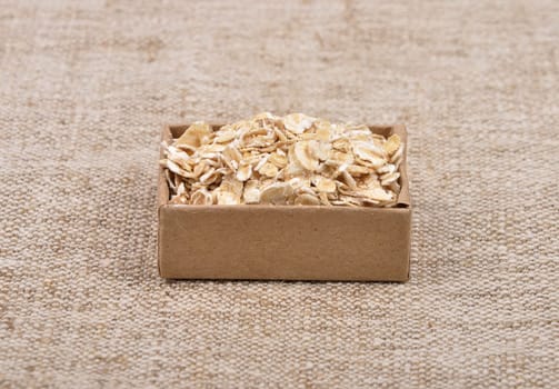 Oatmeal on linen