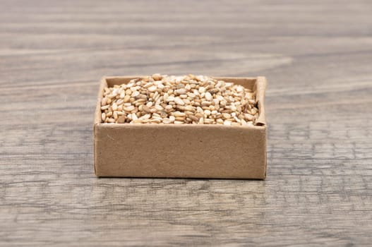 Sesame on wood