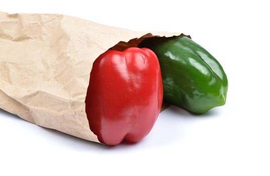 Paprika in paper bag
