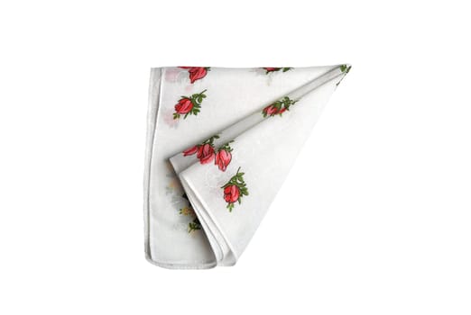 Cloth with flower decoration