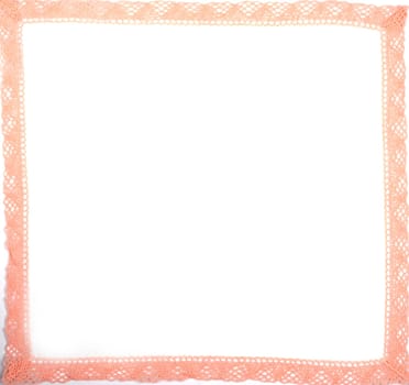 Cloth crocheted with edge