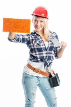 Craftsmen with advertising space
