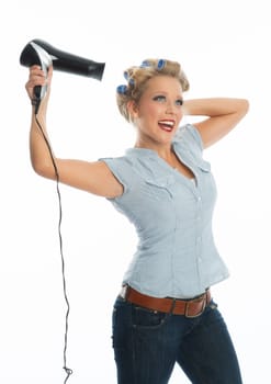 Hair blow-drying