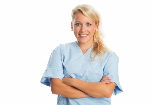 Self-confident nurse