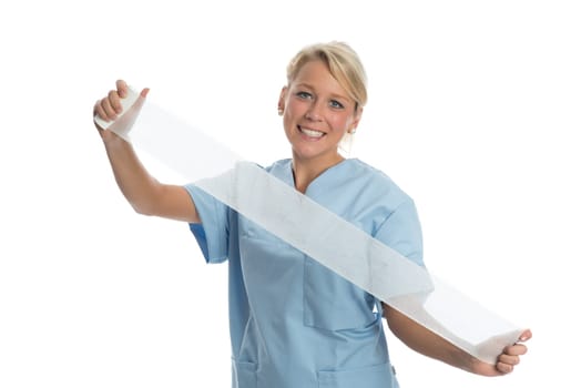Nurse with MullBanding