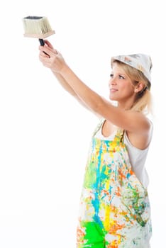 Female painter with Witschequast