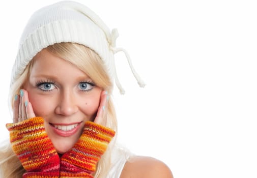 Face in winter