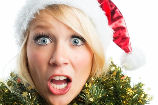 Christmas woman