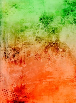 pair of colors abstract light green light orange