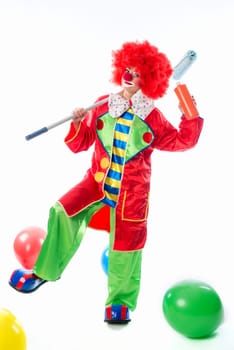 Clown as a painter