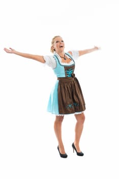Girl in costume dress