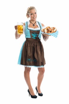 Bayrin with beer and Brezn