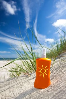 Sun protection on the beach