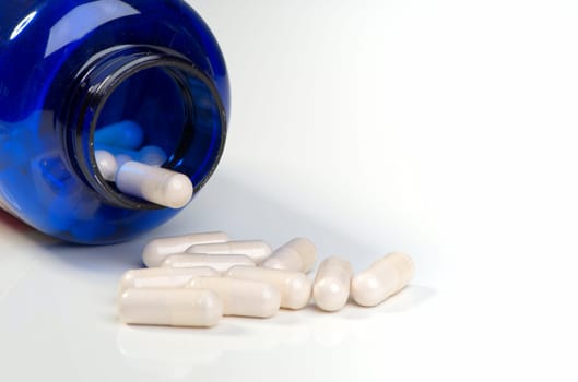 Food supplement in glass