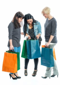 Girlfriends shopping