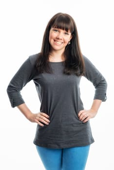 Young dark-haired girl