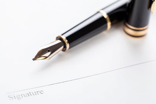 signature signature with filler on paper business details macro