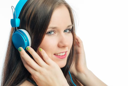 Young woman with headphones