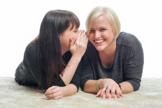 2 girlfriends toss