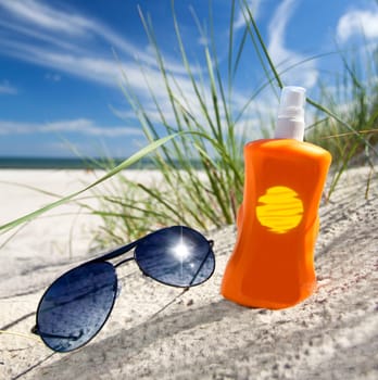 Sun protection on the beach