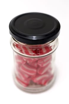 A close up shot of boiled sweets