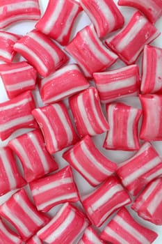A close up shot of boiled sweets