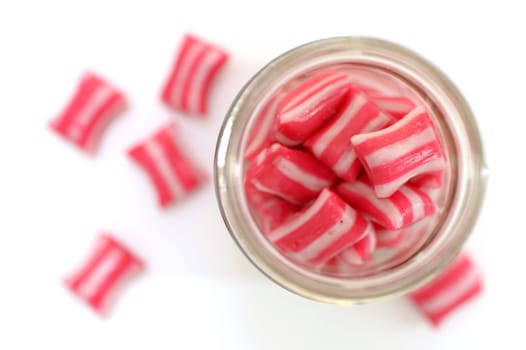 A close up shot of boiled sweets