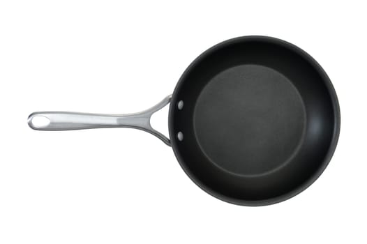 A close up shot of a kitchen frying pan