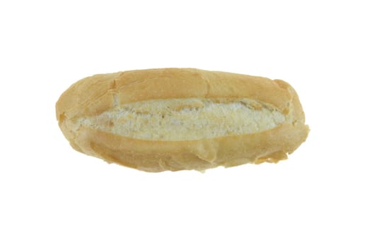 A close up shot of a bread roll