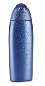 Composition with plastic bottles of body care and beauty products