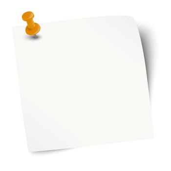 sticky paper with pin needle