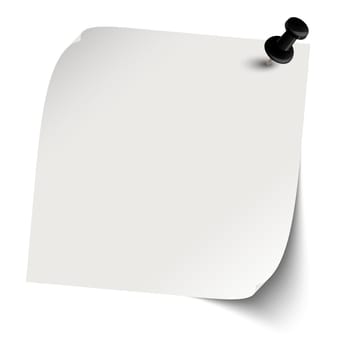 sticky paper with pin needle