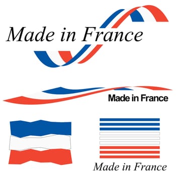 collection of seals of quality MADE IN FRANCE