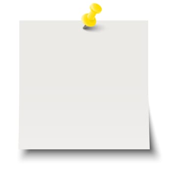 sticky paper with pin needle