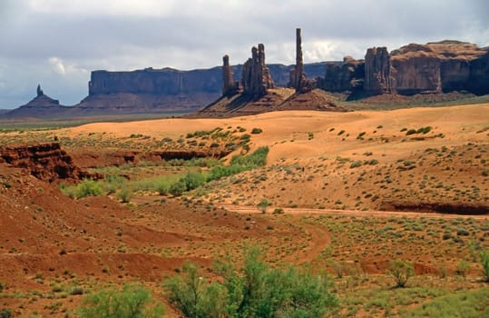 Totem Pole in Monument Valley, Arizona