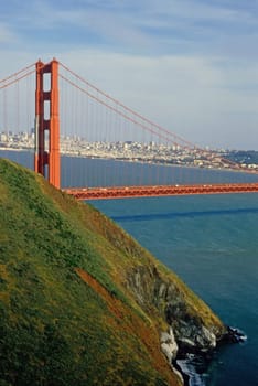 San Francisco with Golden Gate Bridge