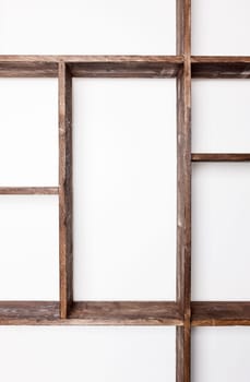 Empty vintage shelves - insert your own objects