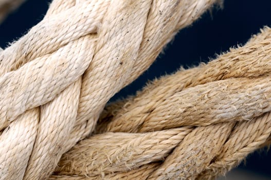 A Naval Rope on a Pier, in Canary Islands, Spain
