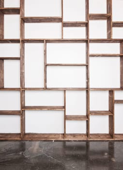 Empty vintage shelves - insert your own objects