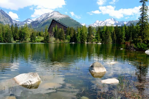 Lake in Tatra Mountains, Slovakia