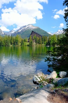 Lake in Tatra Mountains, Slovakia